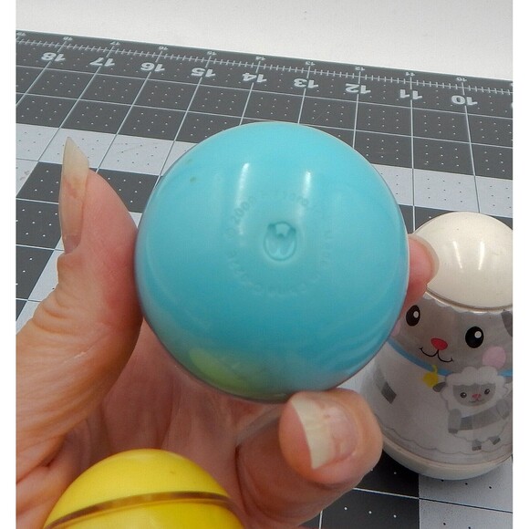 Playskool Weebles Spring Figures Blue Bunny 39 Chick 40 Pink Chick 37 Sheep 38 - Picture 7 of 9